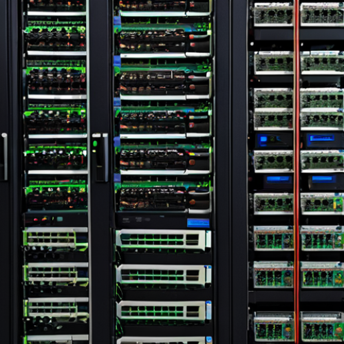 Home 6 **A network diagram of a database cluster, showcasing data partitioning across multiple servers. Highlight efficient data flow, emphasizing speed and security.**