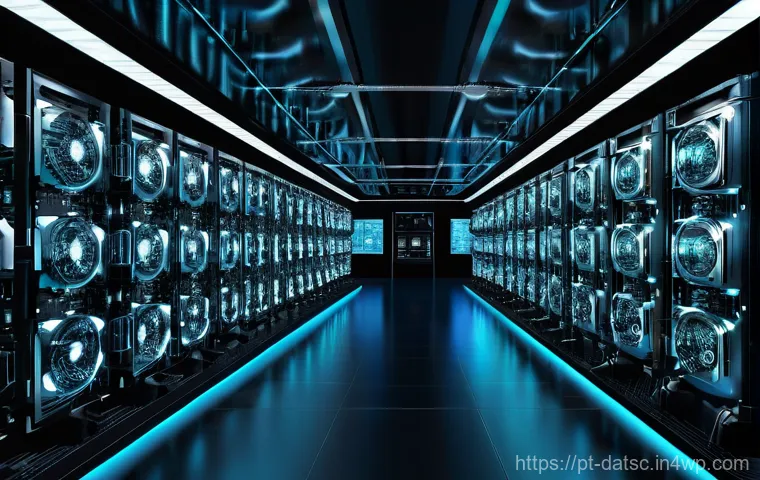 데이터베이스 메모리 관리 최적화 방법 - **Prompt:** A vibrant, hyper-realistic digital painting of a sophisticated data librarian, depicted ...