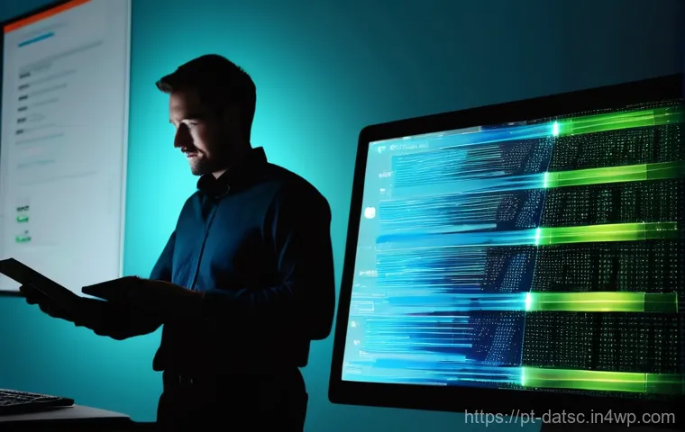 디스크 성능 향상을 통한 데이터베이스 최적화 방법 - The Transformation of Data Speed: From Lagging HDD to Blazing SSD**
"A split-screen image depicting...